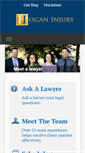 Mobile Screenshot of hoganinjury.com